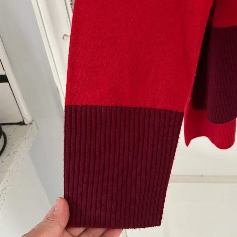 Summersalt The Coziest Cashmere Blend Merino Wool Cashmere Colorblock Sweater 2X